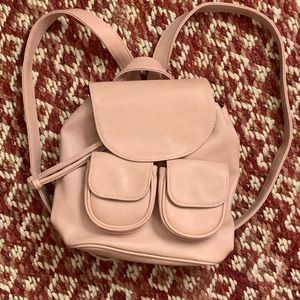 NWOT Faux Leather Wild Fable Mini Pink Backpack